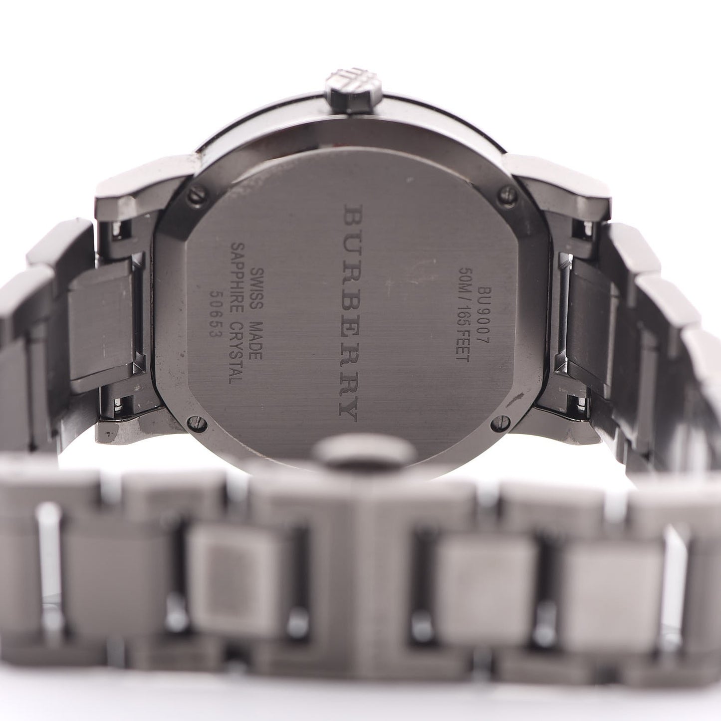 Stainless Steel 38mm Heritage Quartz Watch Grey BU9007