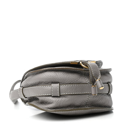 Chloe Calfskin Mini Marcie Round Crossbody Bag Cashmere Grey 4 of 9