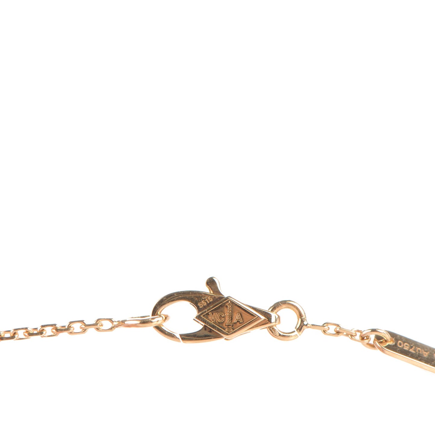 18K Yellow Gold Mother of Pearl Sweet Alhambra Butterfly Bracelet