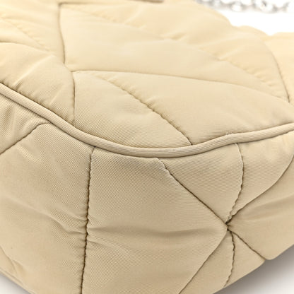Prada Re-Nylon Triangle Quilted Padded Patchwork System Shoulder Bag Deserto 10 of 15