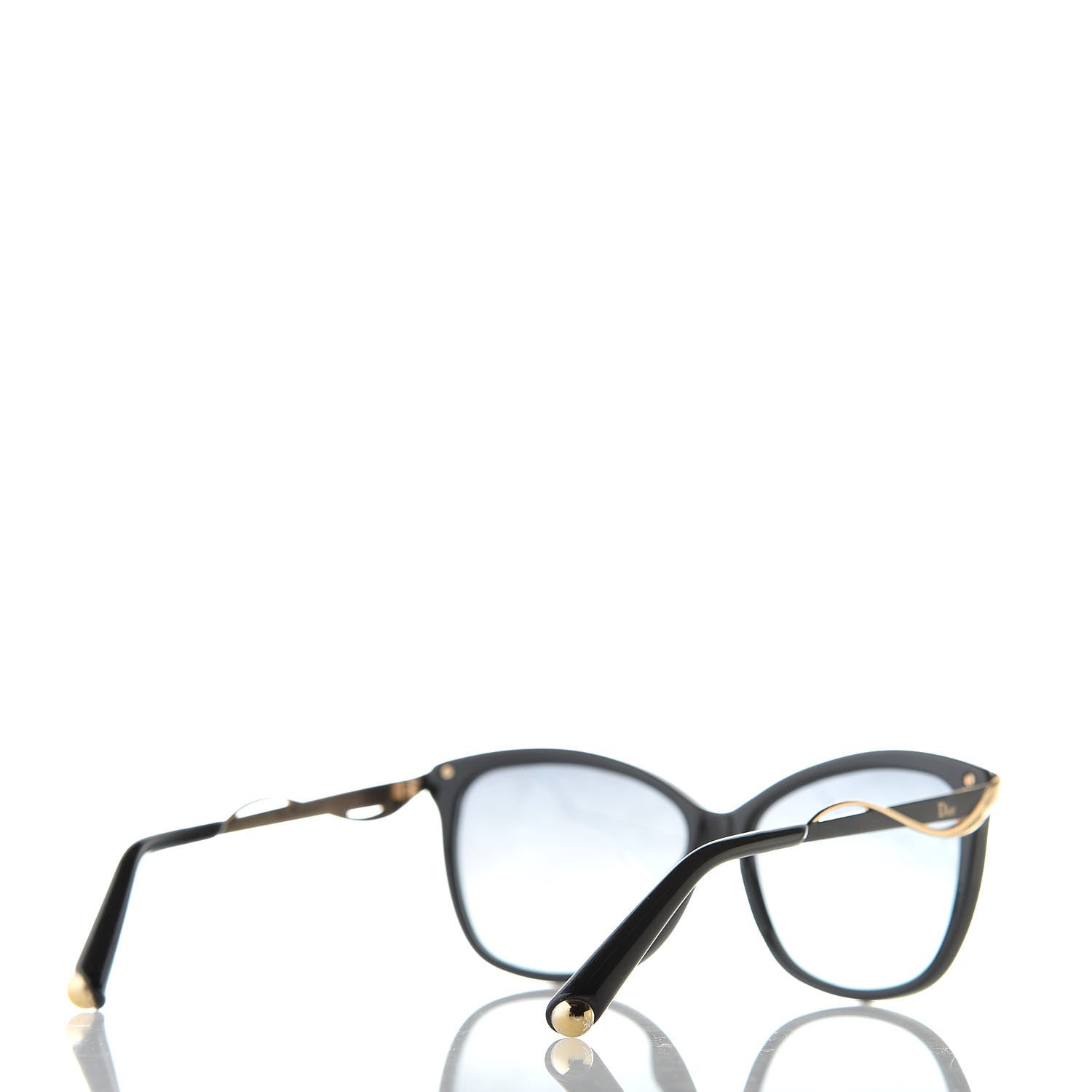 Christian Dior MetalEyes 2 Sunglasses Black Gold 4 of 6