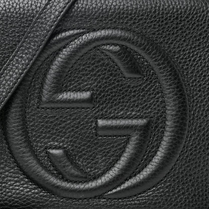 Gucci Pebbled Calfskin Small Soho Disco Bag Black 8 of 10
