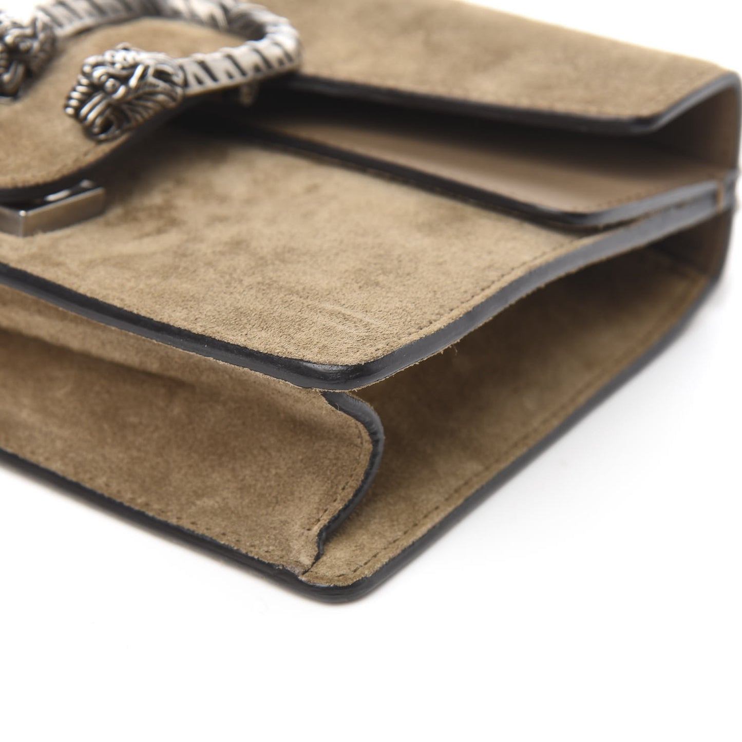 Suede Mini Dionysus Shoulder Bag Taupe
