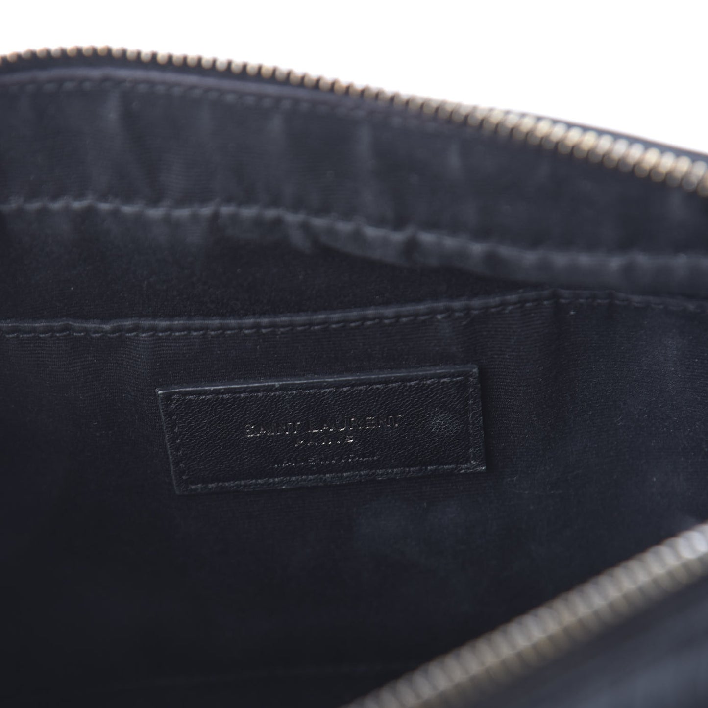 Calfskin Crocodile Embossed Monogram Lou Camera Bag Black