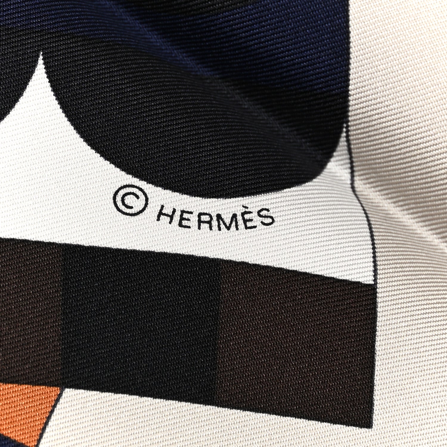 Hermes Cashmere Silk Cheval De Fete Shawl 140 Vapeur Brun Marine 5 of 5
