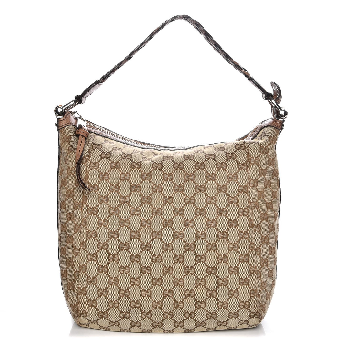 Monogram Medium Bamboo Bar Hobo Brown