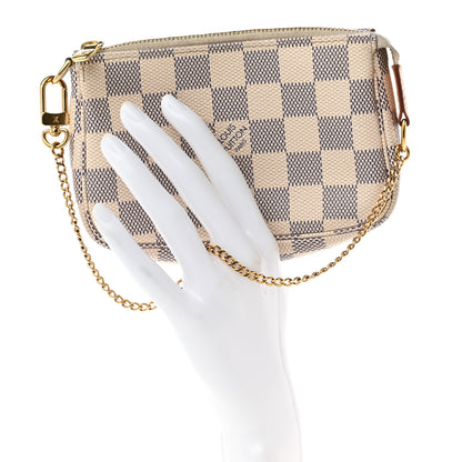 Louis Vuitton Damier Azur Mini Pochette Accessories 2 of 8