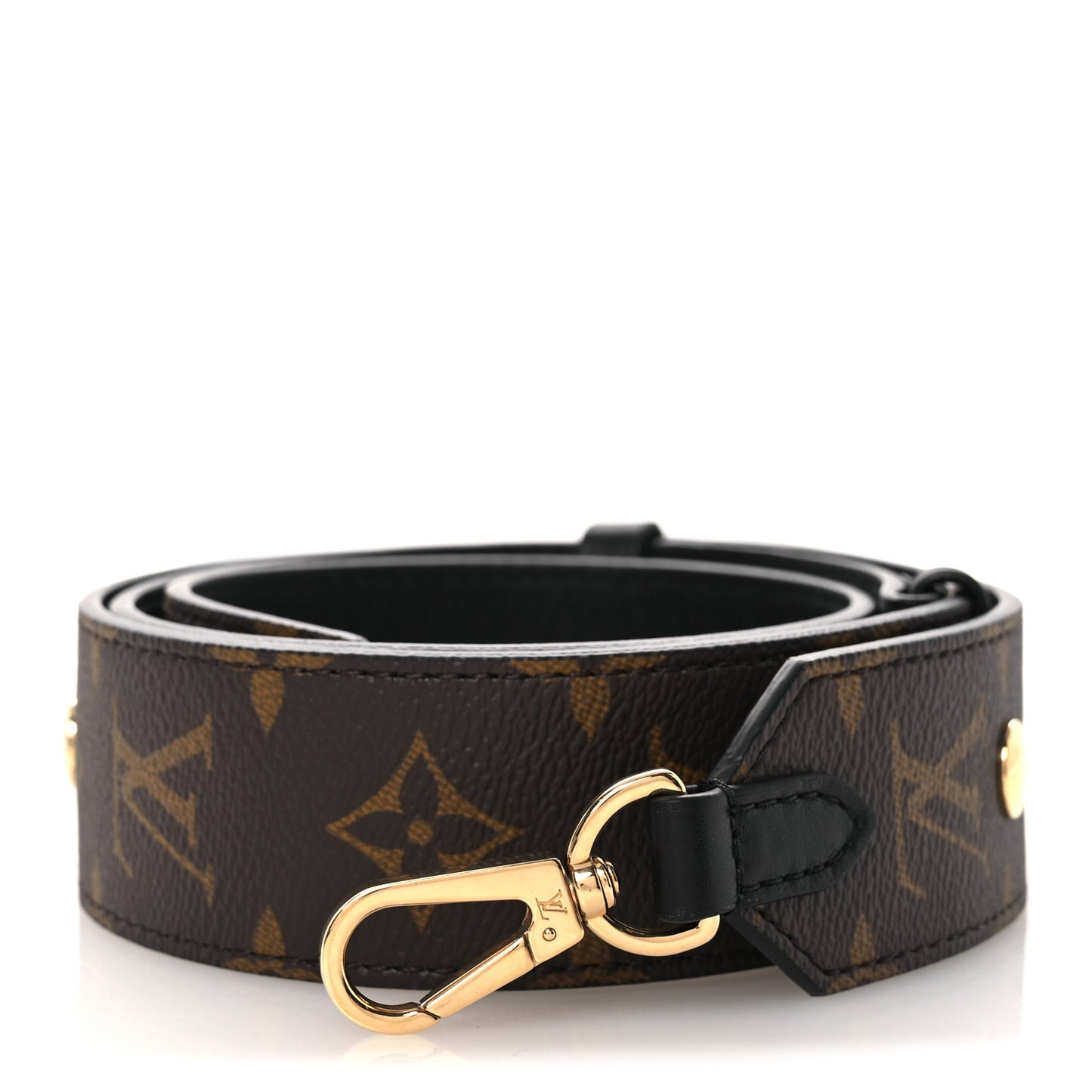 Monogram Adjustable Bandouliere Shoulder Strap Black