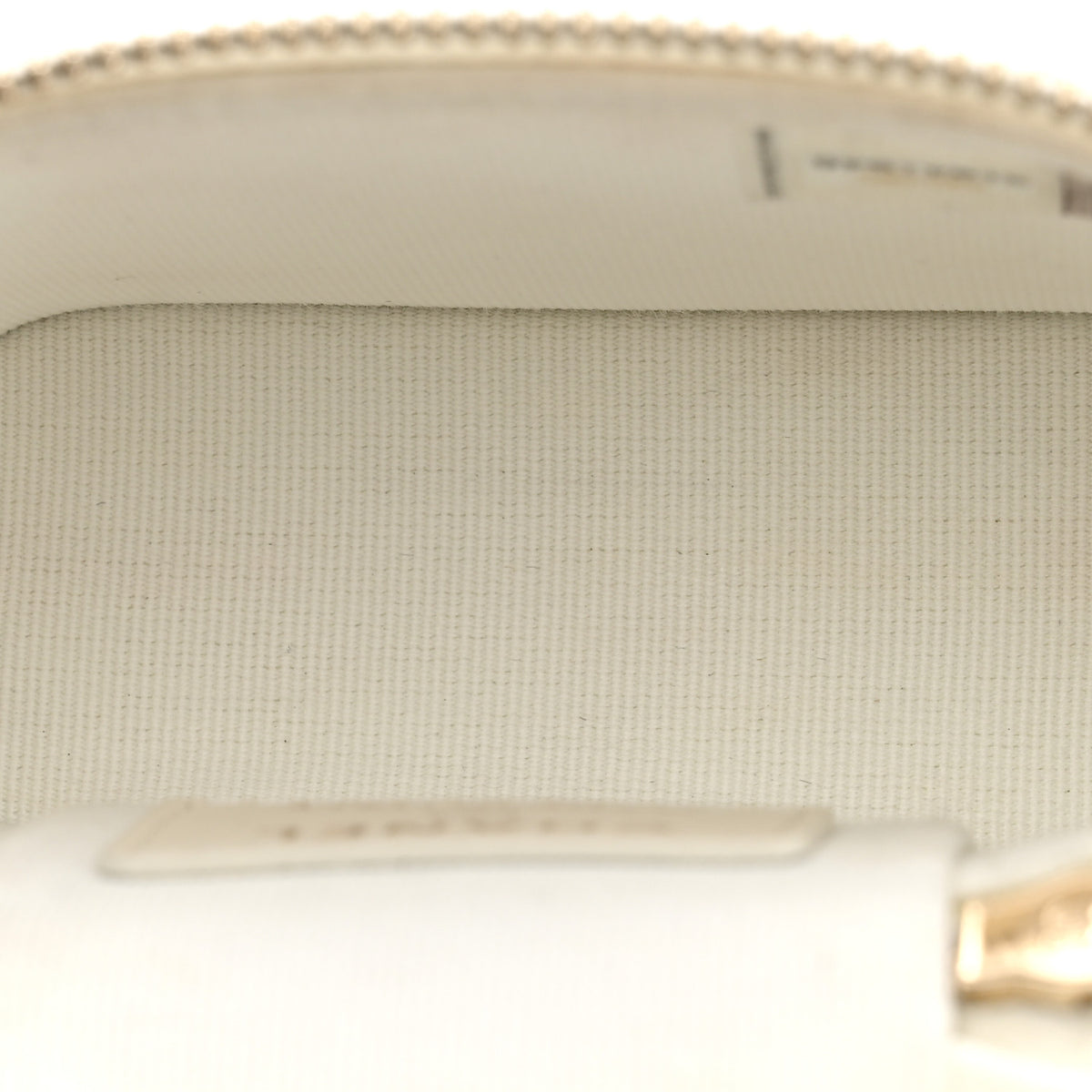 Chanel Caviar Quilted Small Handle With Care Vanity Case With Chain White 5 of 13