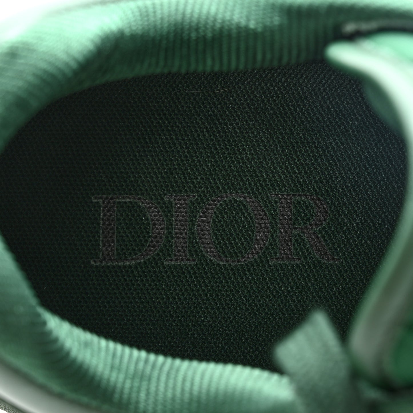 Smooth Calfskin Oblique Galaxy Mens B27 Low Top Sneakers 45 Green Beige