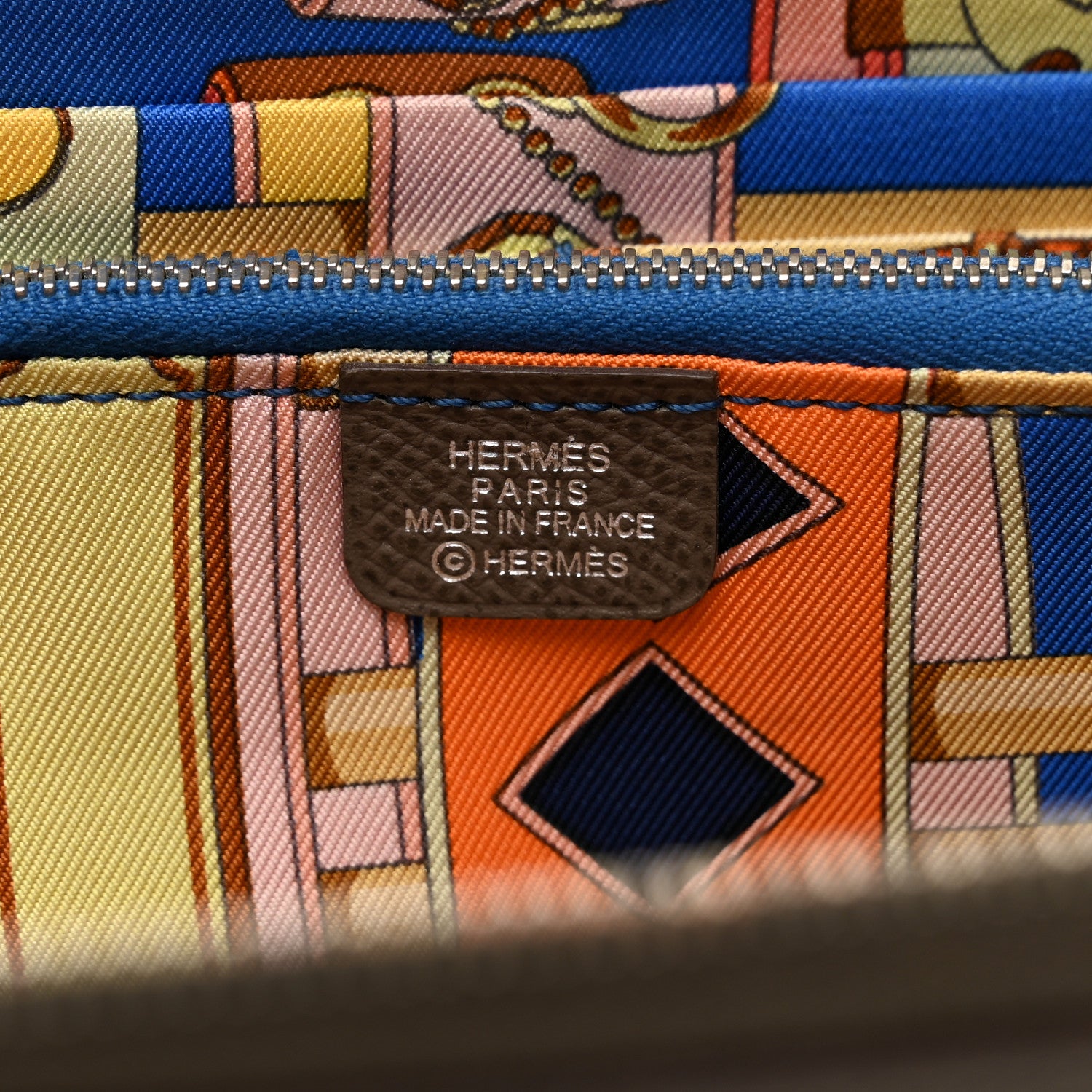 Hermes Epsom Silk'In Wallet Etoupe 6 of 7