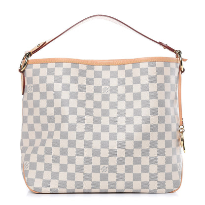 Louis Vuitton Damier Azur Delightful PM Rose Ballerine 1 of 11