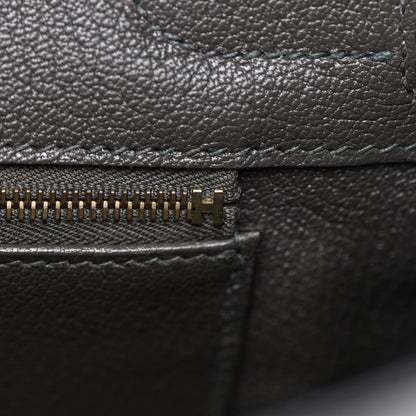 Hermes Ostrich Birkin 30 Vert Olive 17 of 32