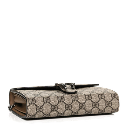 Gucci GG Supreme Monogram Mini Dionysus Chain Wallet Beige Taupe 4 of 11