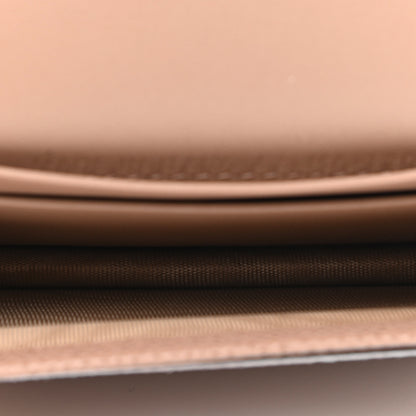 Christian Dior Grained Calfskin Saddle Card Holder Blush 5 of 9