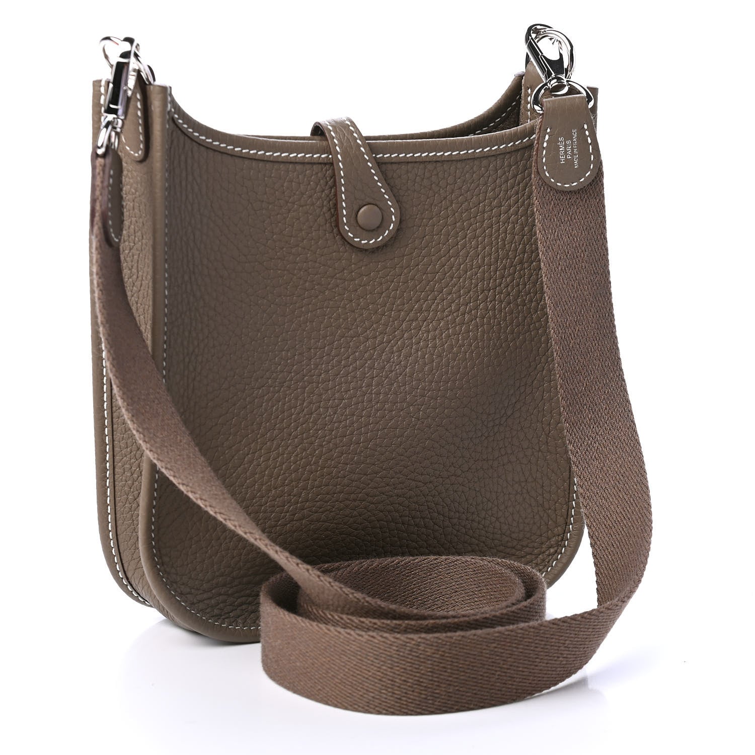 Hermes Taurillon Clemence Evelyne TPM Etoupe 2 of 4