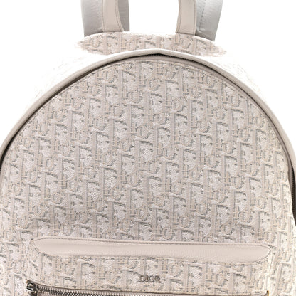 Christian Dior Oblique Calfskin Rider Backpack Beige 7 of 9