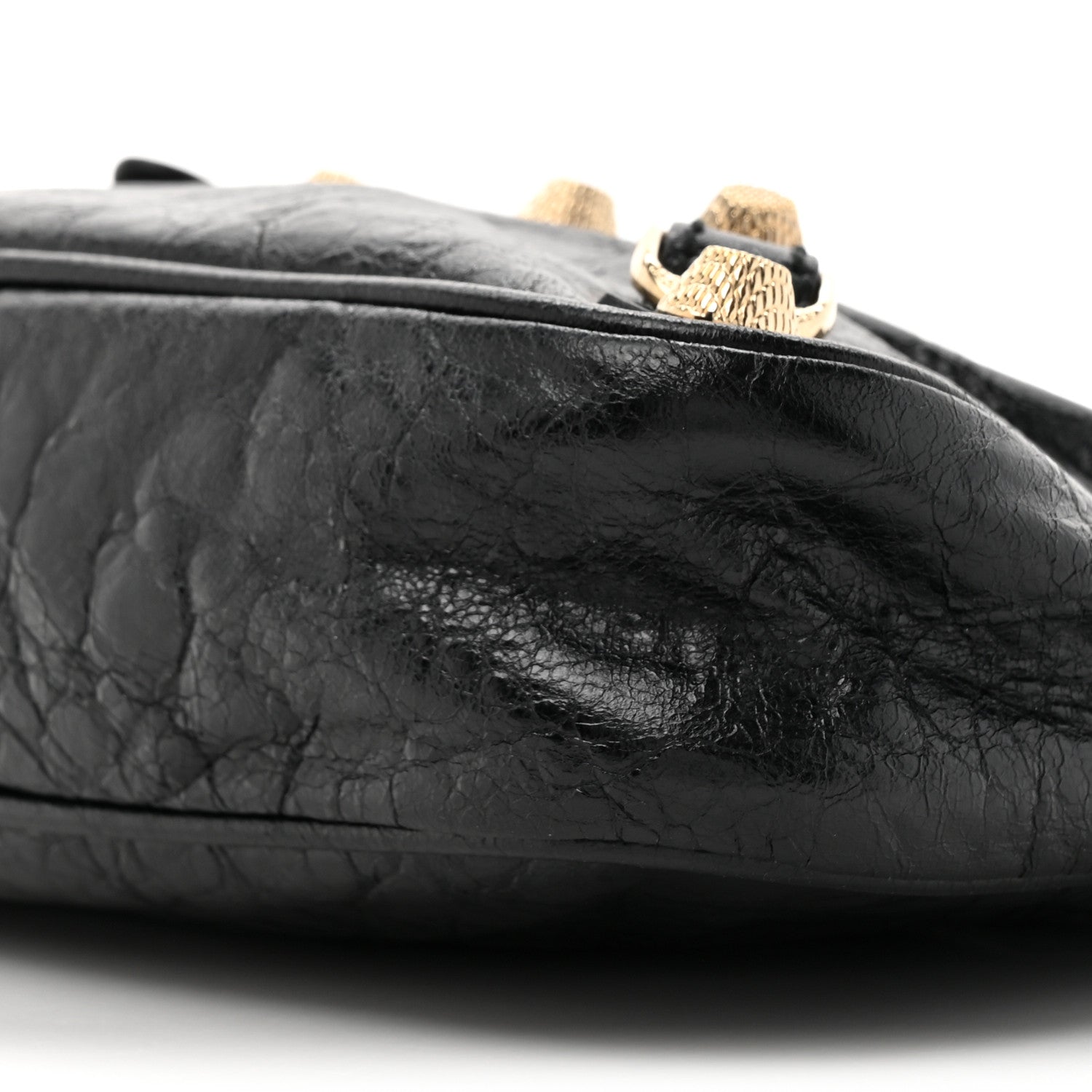Balenciaga Agneau Giant 12 Gold Hardware Hip Black 9 of 10