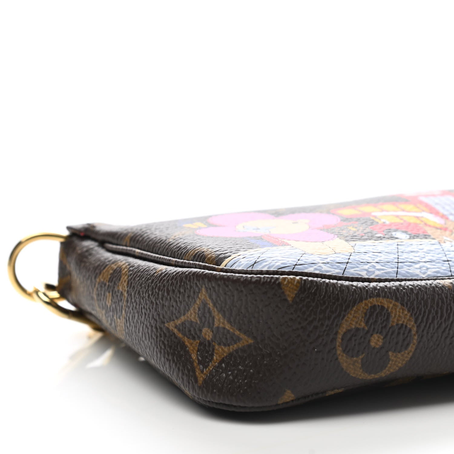 Louis Vuitton Monogram 2021 Christmas Animation London Mini Pochette Accessories Red 8 of 9