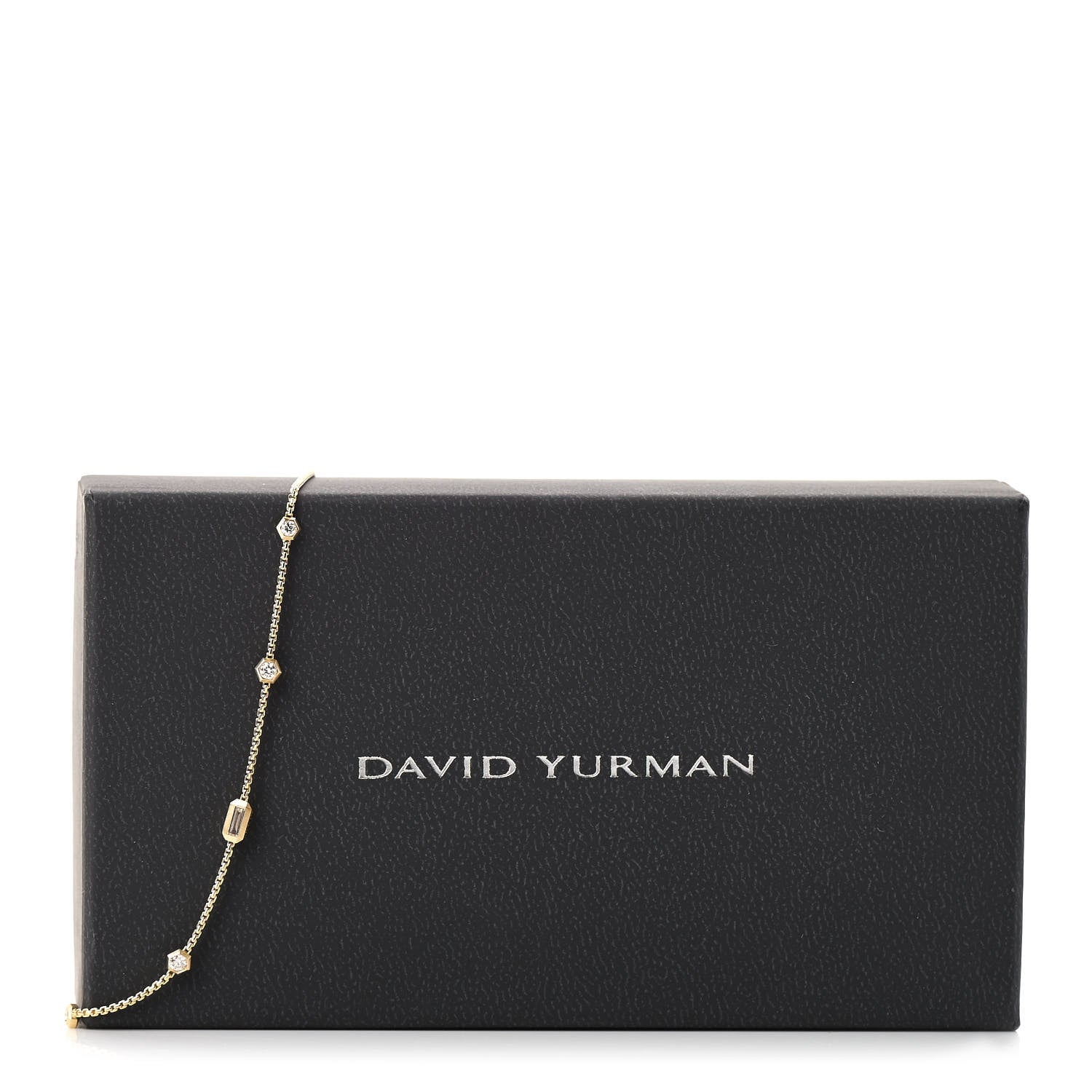 David Yurman 18K Yellow Gold Diamond Novella Necklace 5 of 5