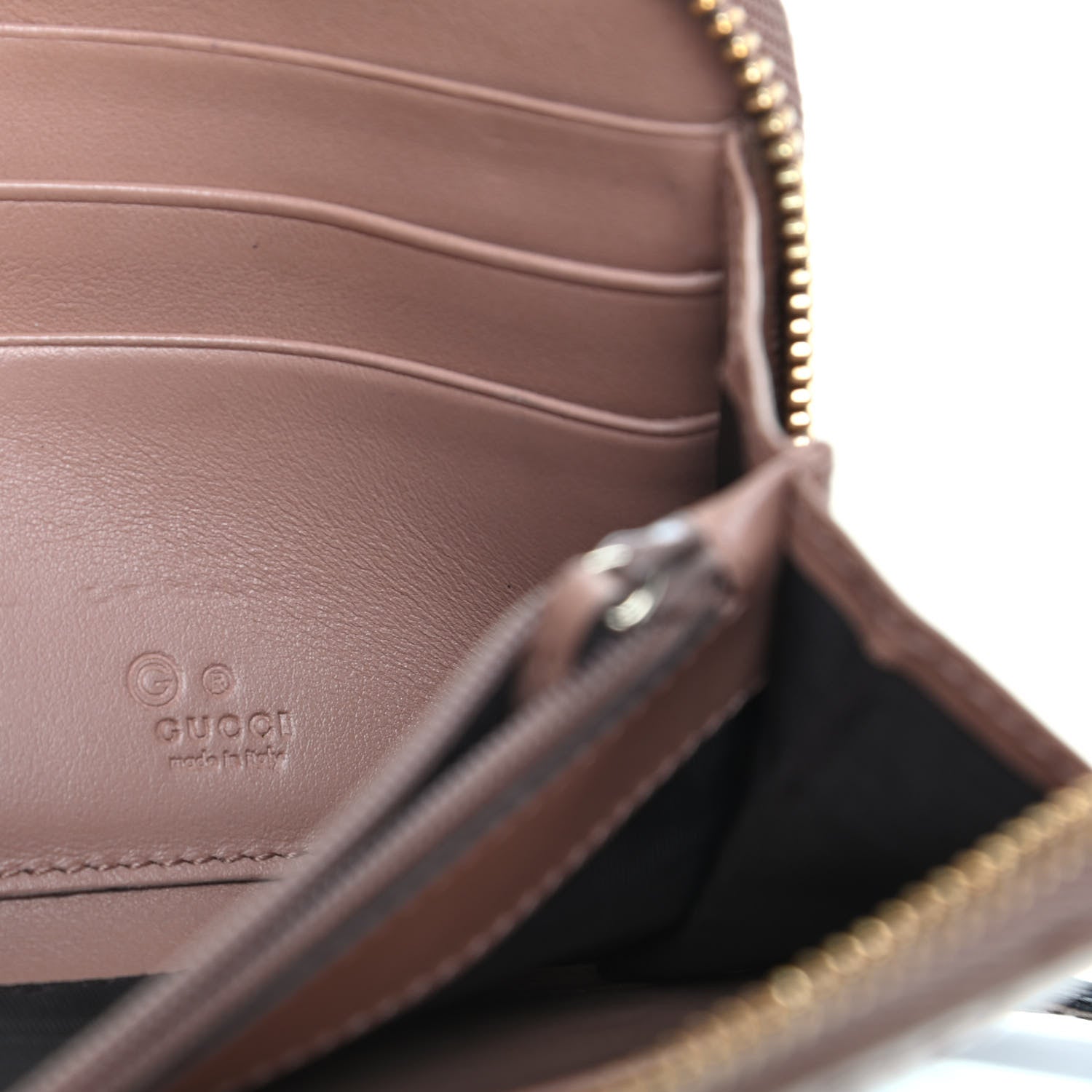 Gucci Guccissima Donna Long Wallet Camelia 6 of 8