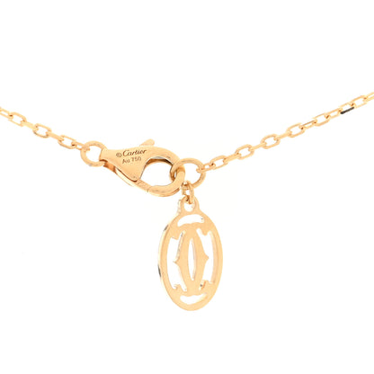 Cartier 18K Yellow Gold Diamond LM D'Amour Pendant Necklace 4 of 5