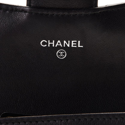 Chanel Patent Quilted Flap Card Holder Black 5 of 6