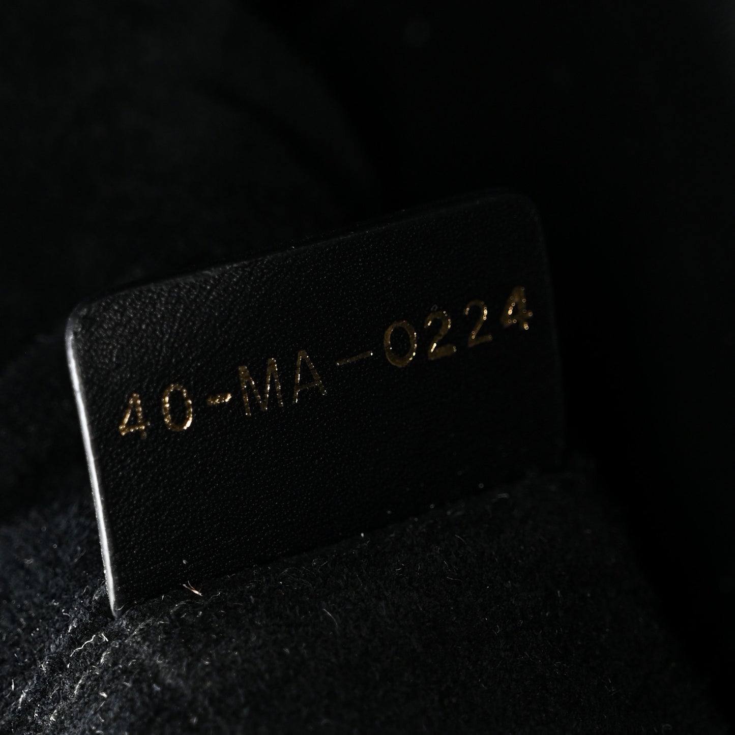 Calfskin Macrocannage Small Toujours Black