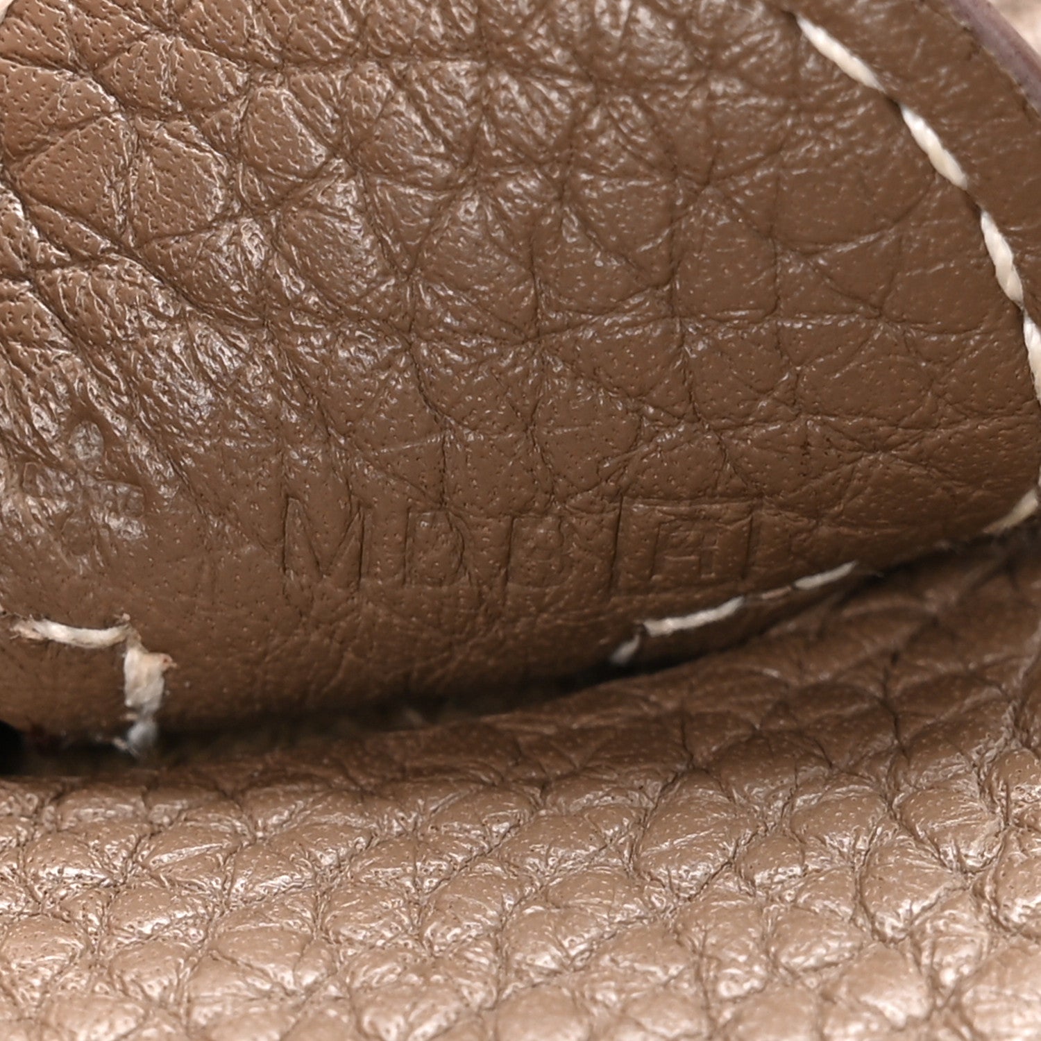 Hermes Taurillon Clemence Evelyne III PM Etoupe 6 of 10