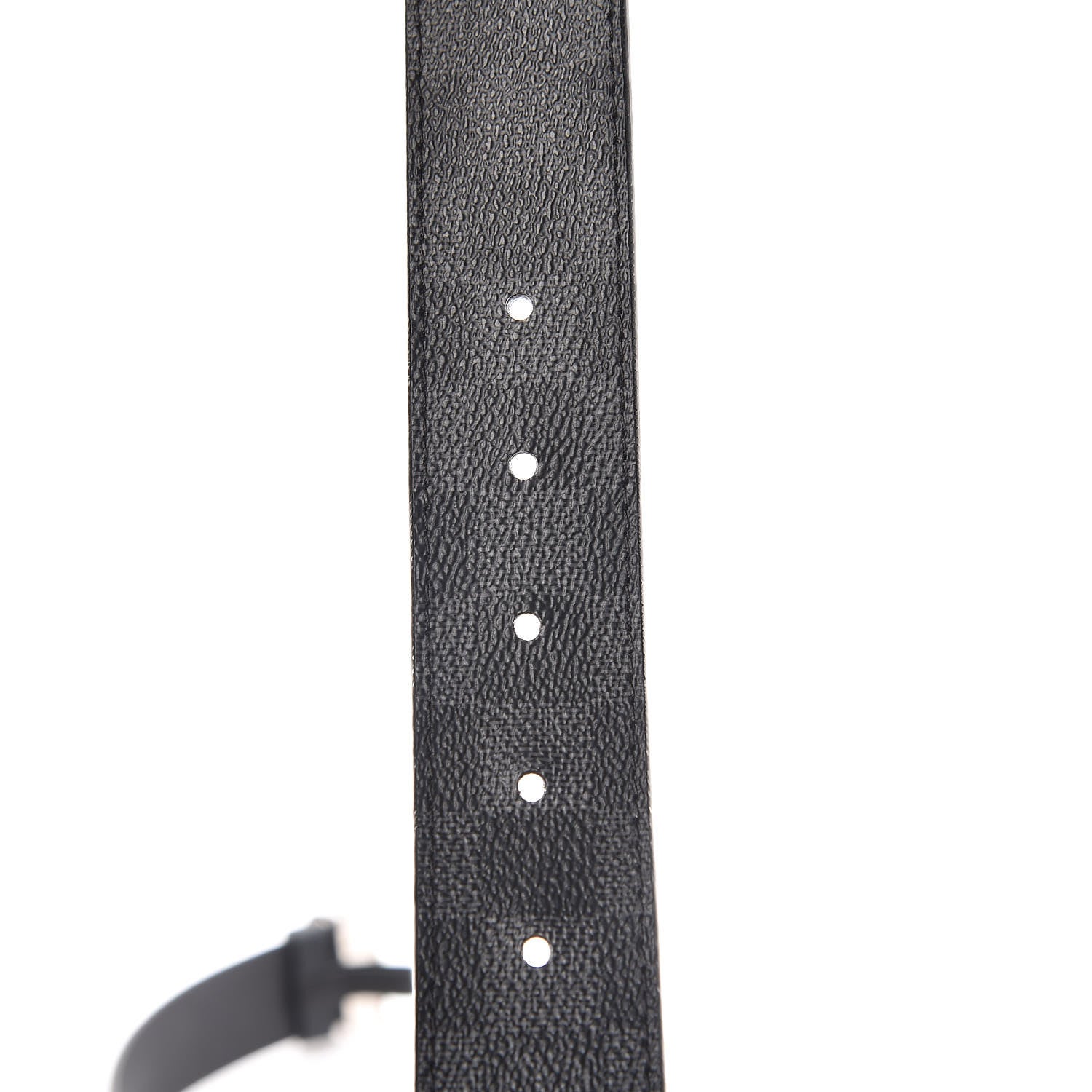 Louis Vuitton Damier Graphite Calfskin 35mm Belt 85 34 Black 7 of 9