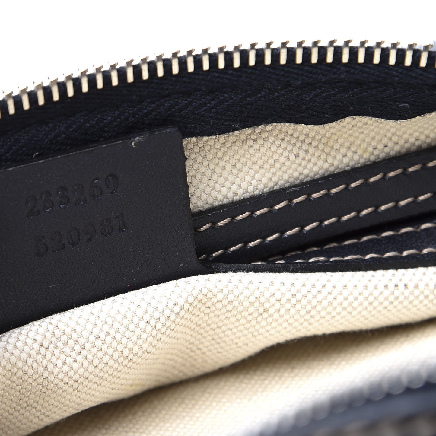 GG Plus Monogram Belt Bag Navy