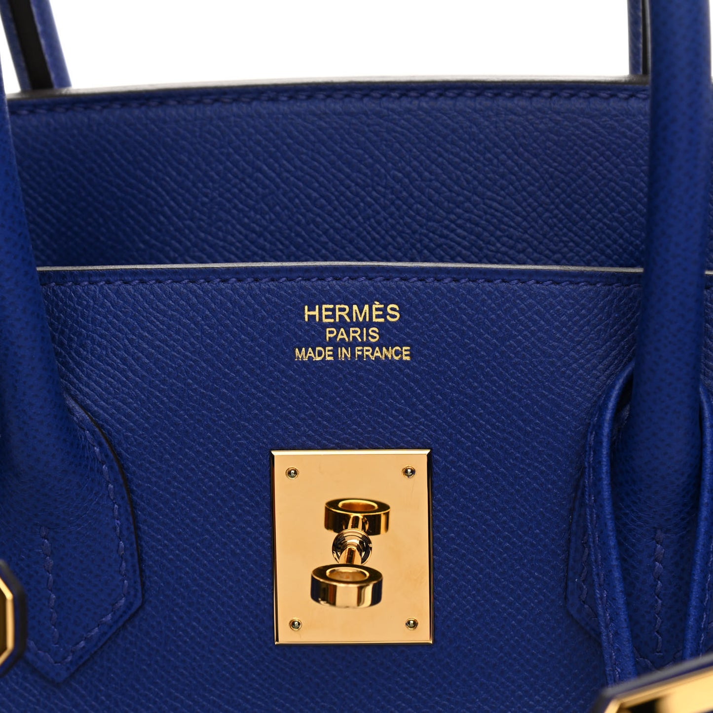 Epsom Birkin 35 Bleu Electrique