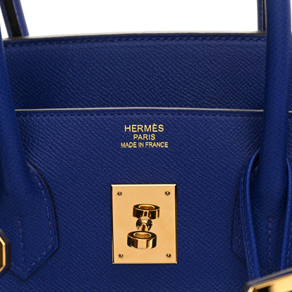 Hermes Epsom Birkin 35 Bleu Electrique 5 of 14