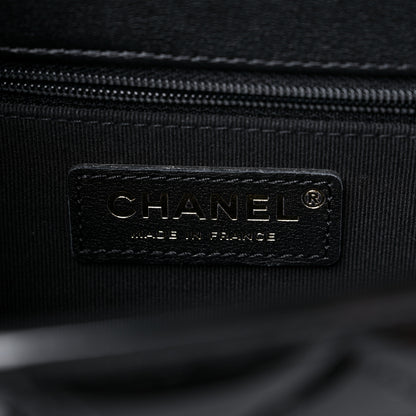 Chanel Patent Quilted Small School Memory Top Handle Flap Black 6 of 9