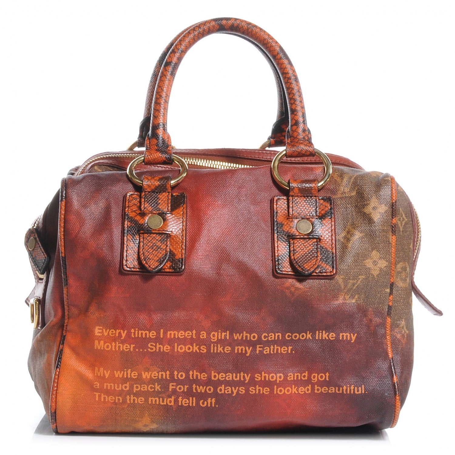 Louis Vuitton Richard Prince Mancrazy Jokes Bag 1 of 7