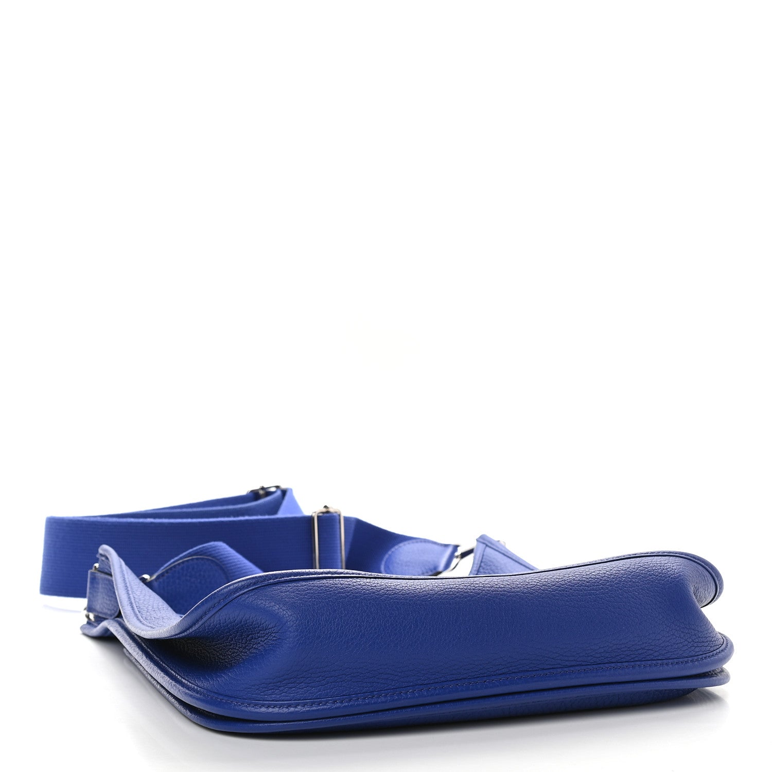 Hermes Taurillon Clemence Evelyne III PM Bleu Electrique 4 of 10