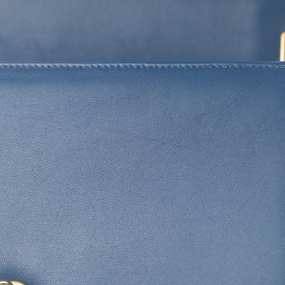 Chanel Lambskin Quilted Medium Boy Flap Blue 14 of 15