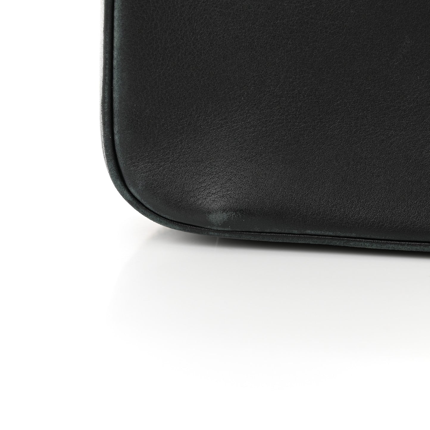 Calfskin Monogram Embossed Utility Crossbody Black