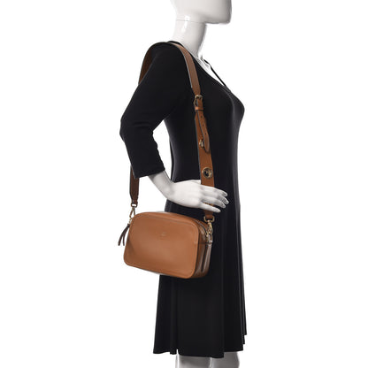 Fendi Vitello Century F is Camera Case Caramello 1 of 10