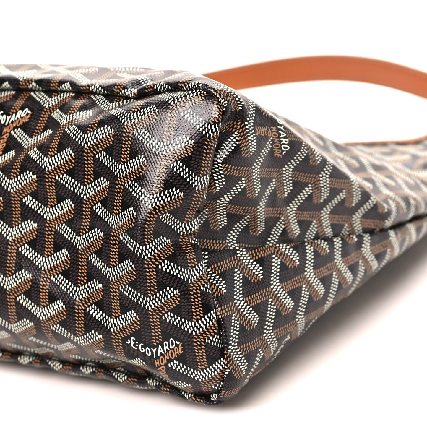 Goyardine Boheme Hobo Black Gold