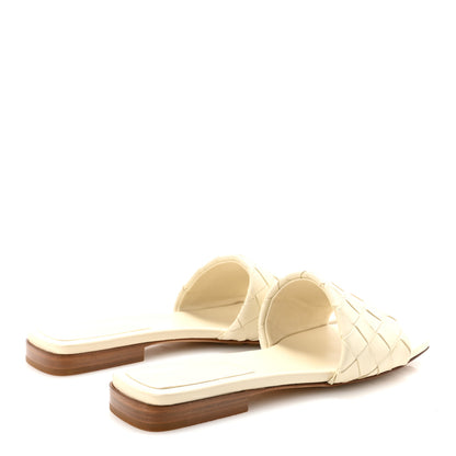 Bottega Veneta Nappa Intrecciato Parco Flat Sandals 40 Sea Salt 5 of 8