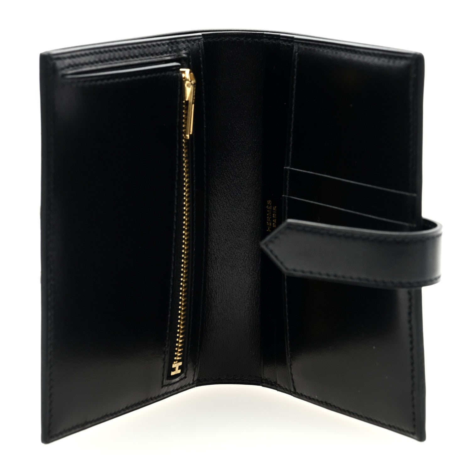 Hermes Box Bearn Compact Wallet Black 5 of 6