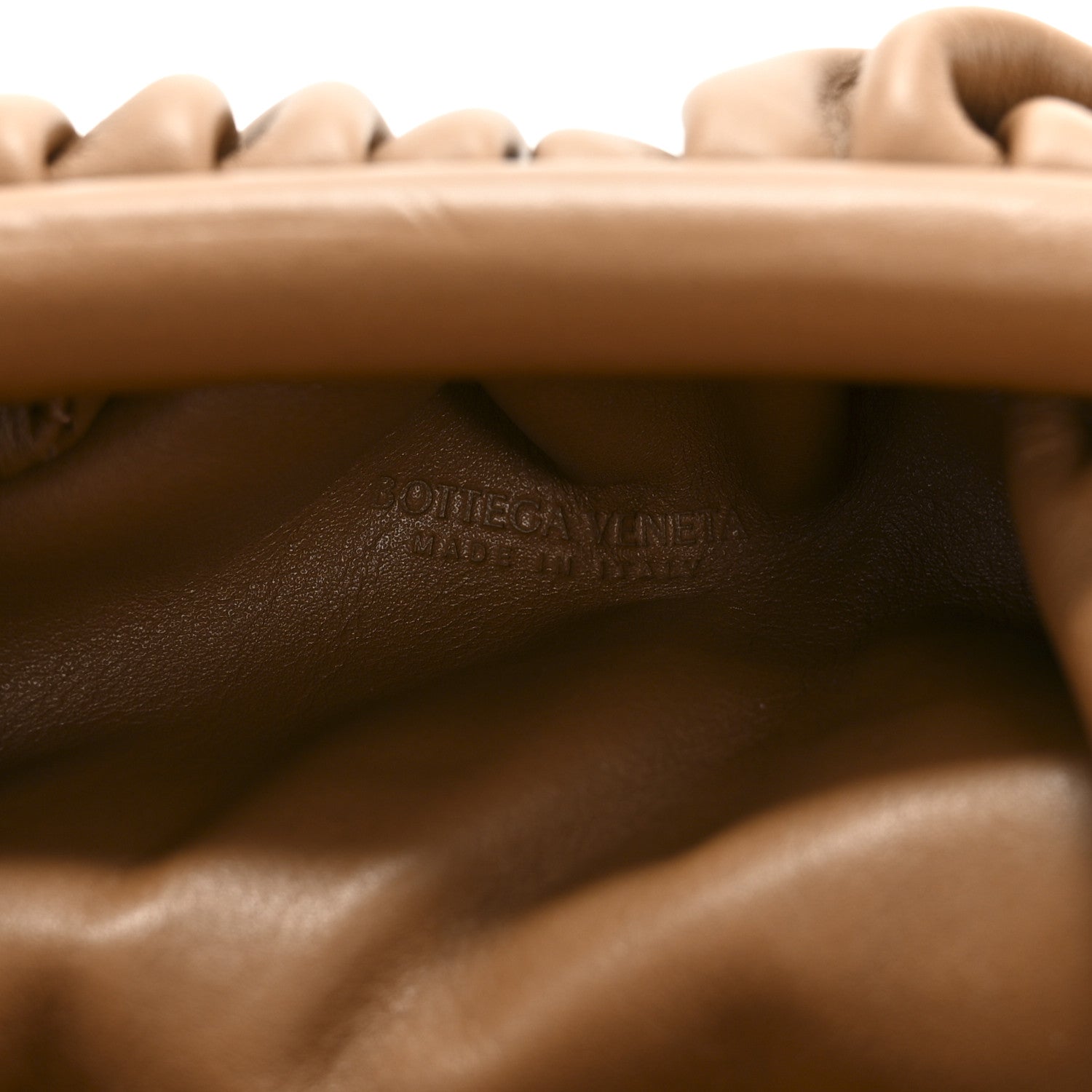 Bottega Veneta Butter Calfskin The Mini Pouch Camel 6 of 11