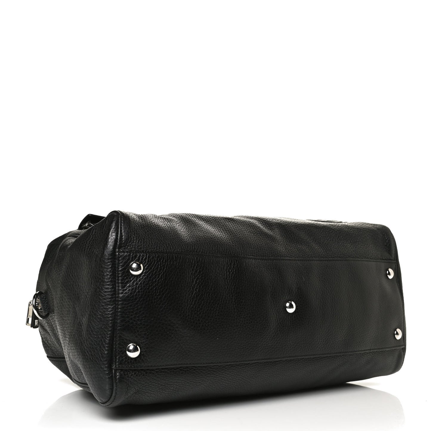Pebbled Calfskin Soho Carry On Duffle Black