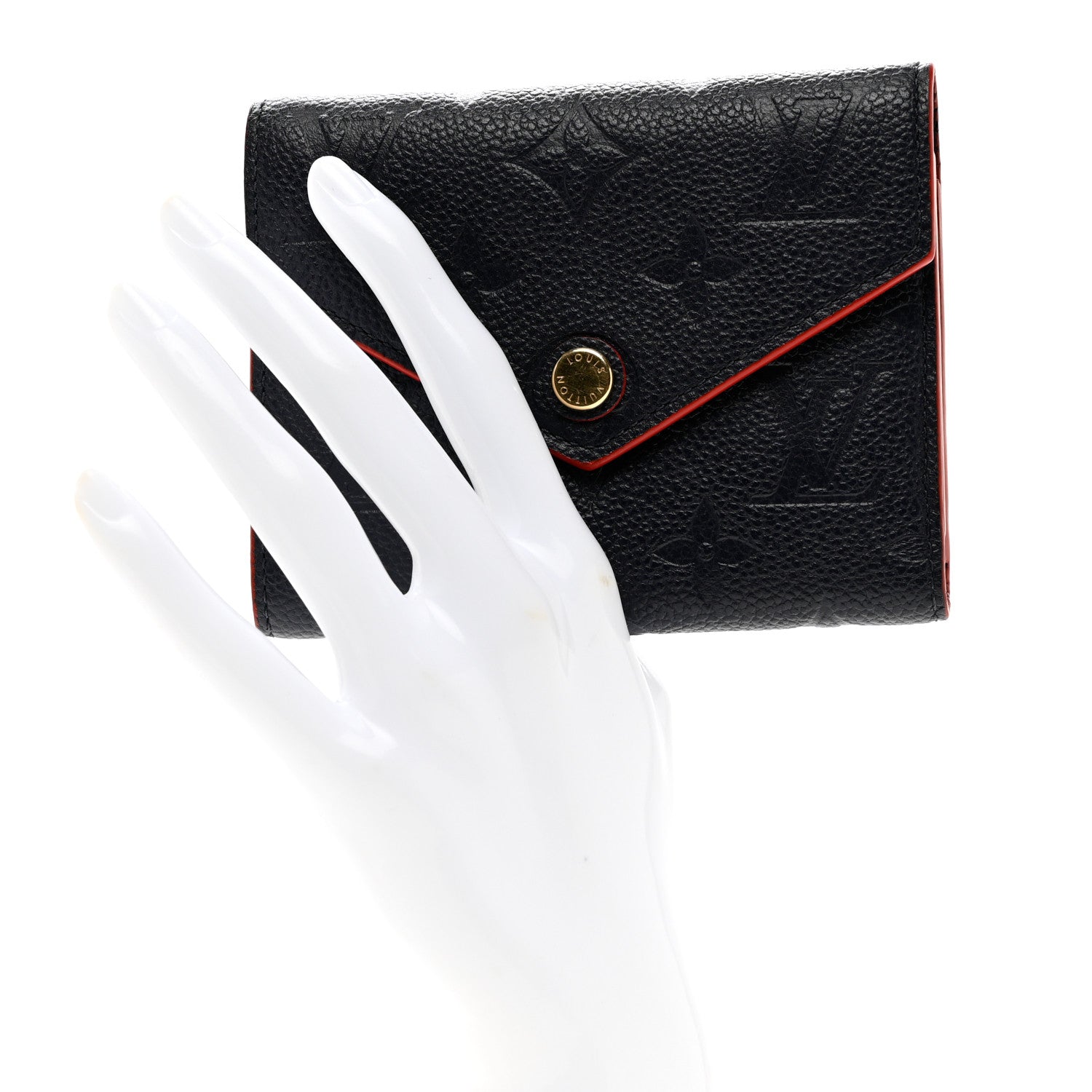Louis Vuitton Empreinte Victorine Wallet Marine Rouge 2 of 6