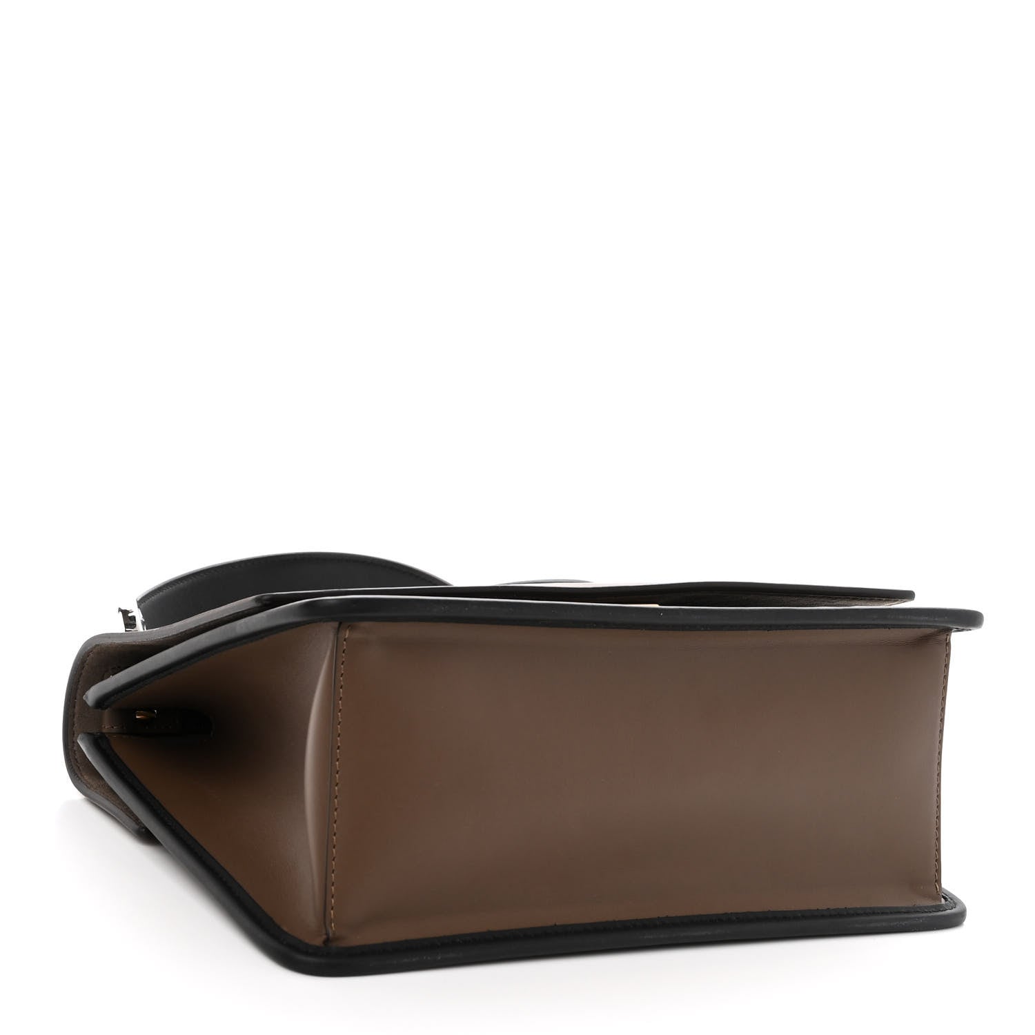 Fendi Vitello Century F is Fendi Bi-Color FF 1974 Embossed Kan I Shoulder Bag Maya Black 4 of 10