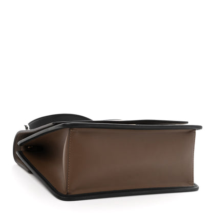 Fendi Vitello Century F is Fendi Bi-Color FF 1974 Embossed Kan I Shoulder Bag Maya Black 4 of 10