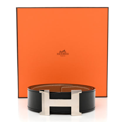Hermes Box Togo 32mm Constance H Belt 80 32 Black Gold 12 of 12