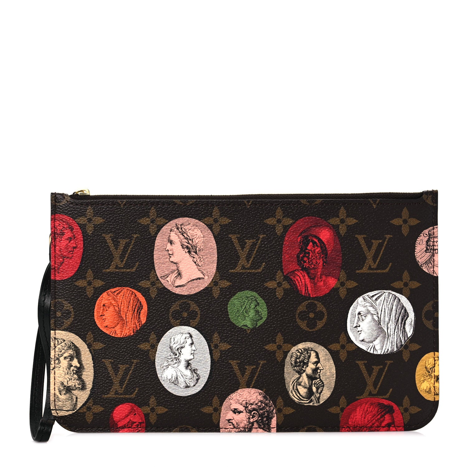 Louis Vuitton X FORNASETTI Monogram Cameo Neverfull MM GM Pochette 1 of 8