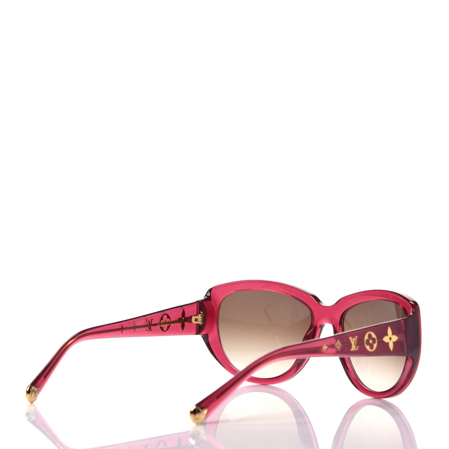 Acetate Obsession Cat Eye Sunglasses Z0626W Glitter Fuchsia